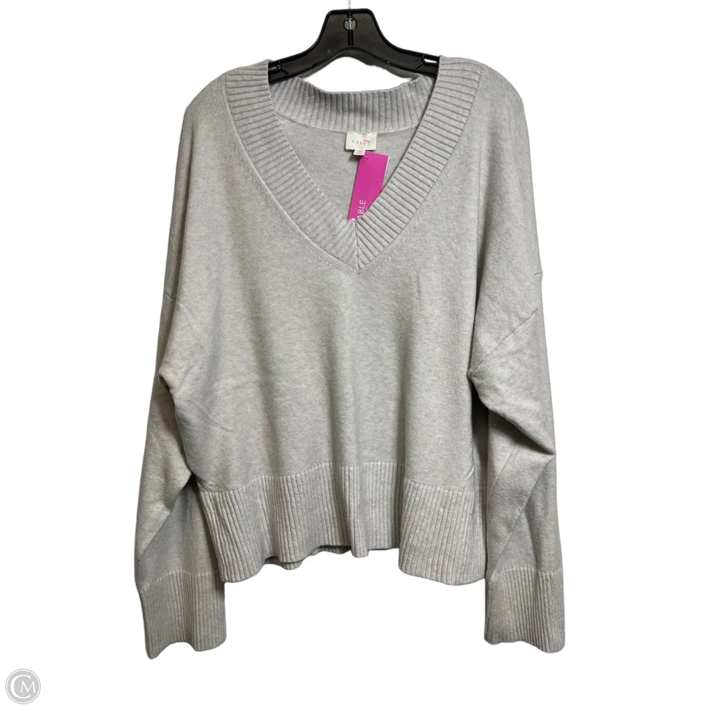 Sweater By Cyrus In Grey, Size: Xl