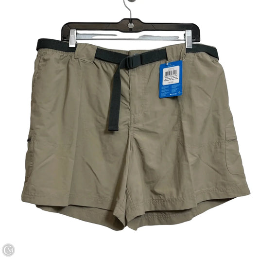 Athletic Shorts By Columbia In Tan, Size: Xl