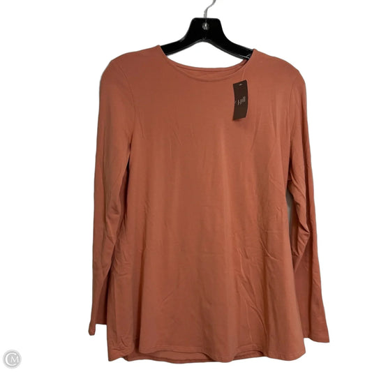 Top Long Sleeve By J. Jill In Orange, Size: S