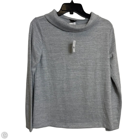 Top Long Sleeve By Ann Taylor In Grey, Size: S
