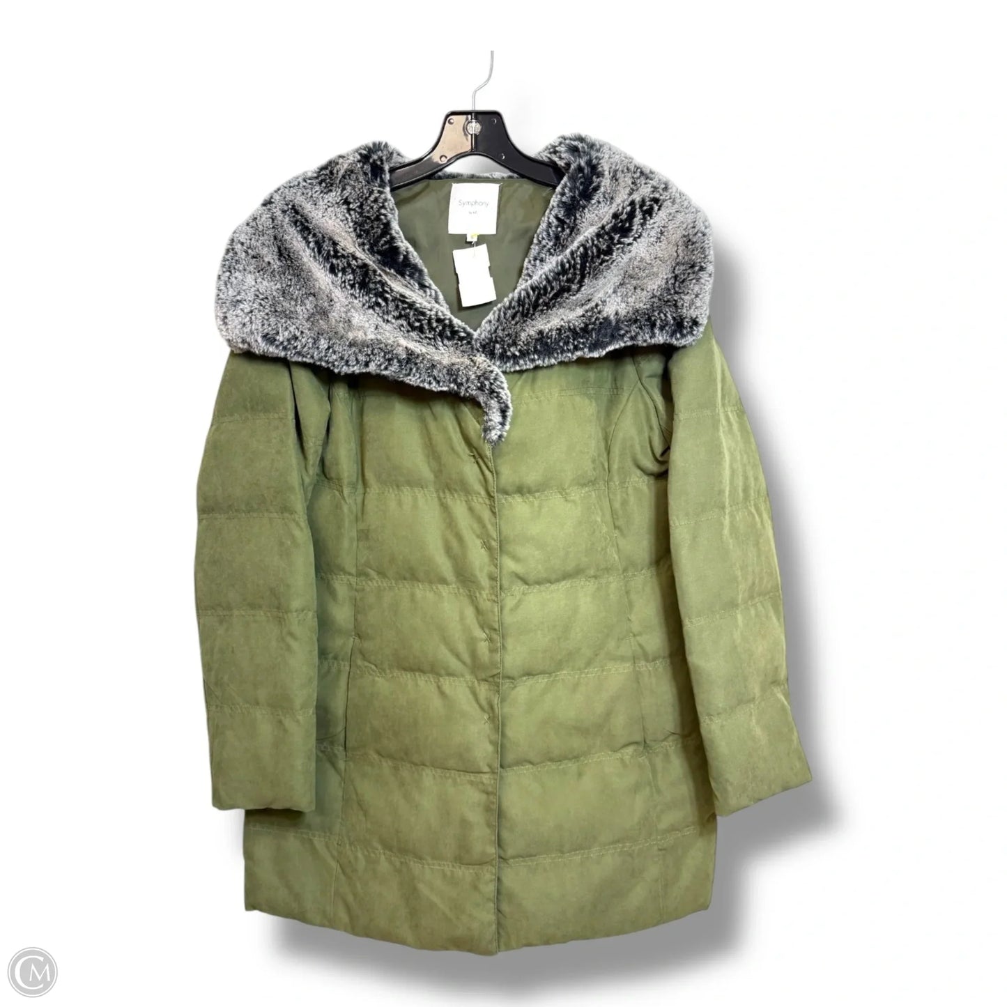 Coat Other By Clothes Mentor In Green, Size: S