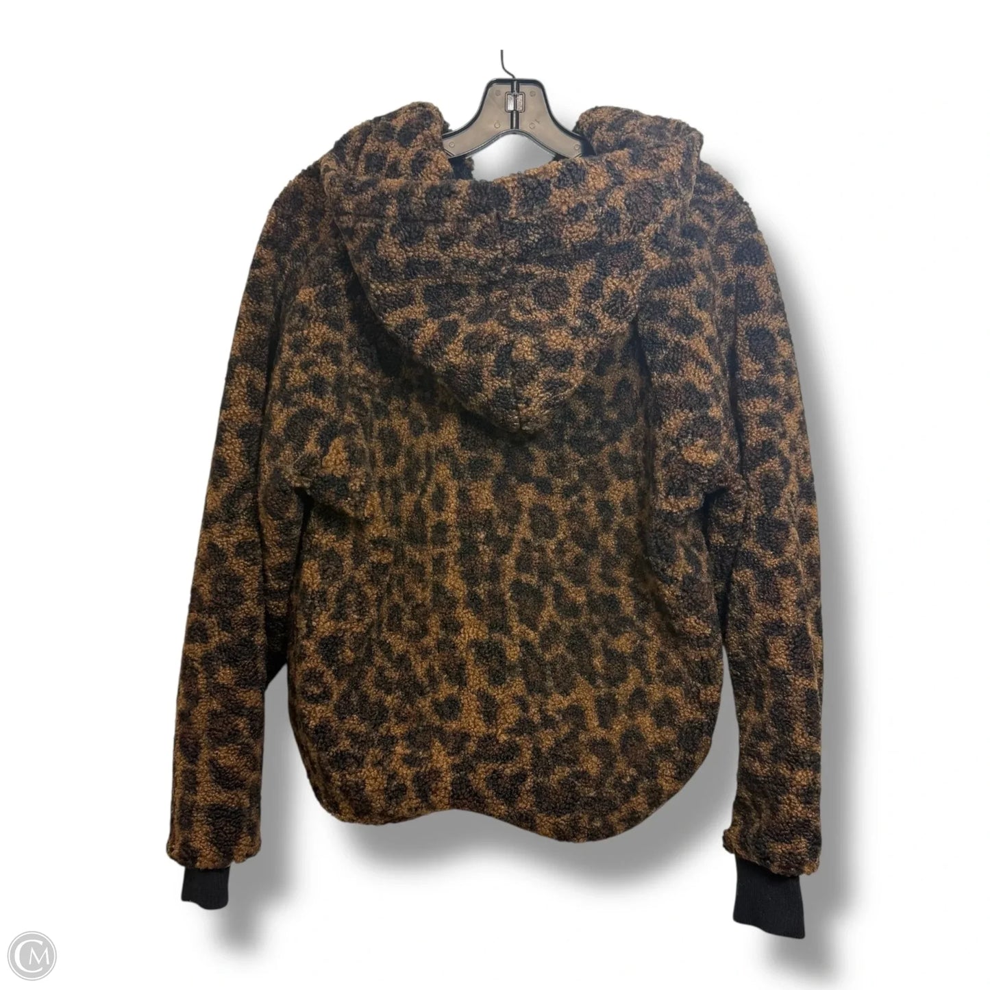 Coat Faux Fur & Sherpa By Lou And Grey In Animal Print, Size: S