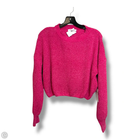Sweater By Clothes Mentor In Pink, Size: M
