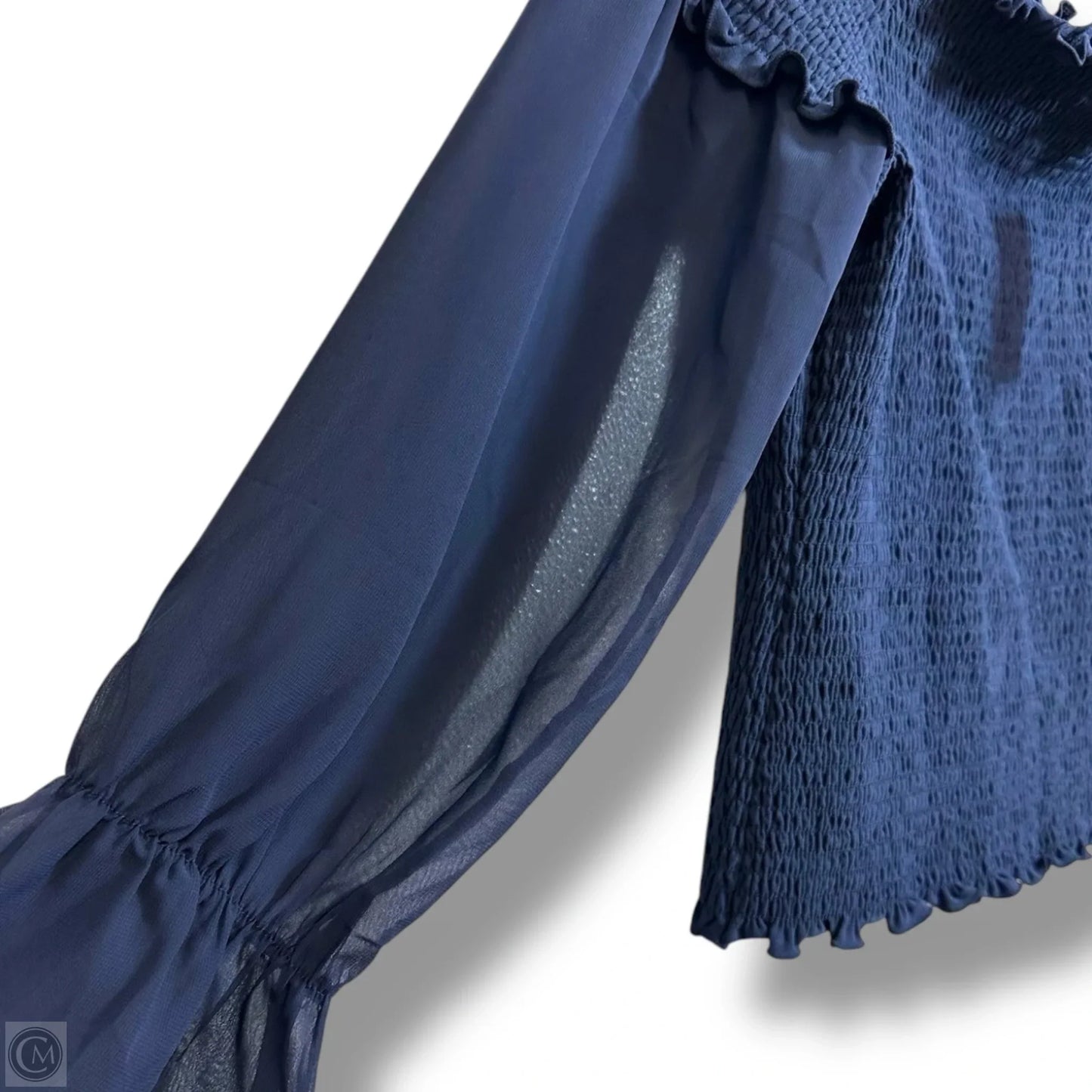 Top Long Sleeve By Bar Iii In Navy, Size: L