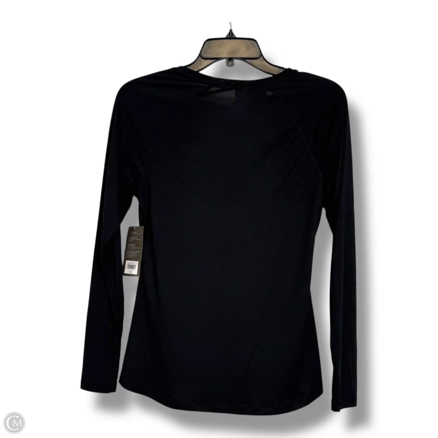 Athletic Top Long Sleeve Crewneck By Old Navy In Black, Size: S