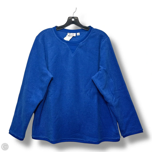 Top Long Sleeve By Denim And Company In Multi-colored, Size: 1x