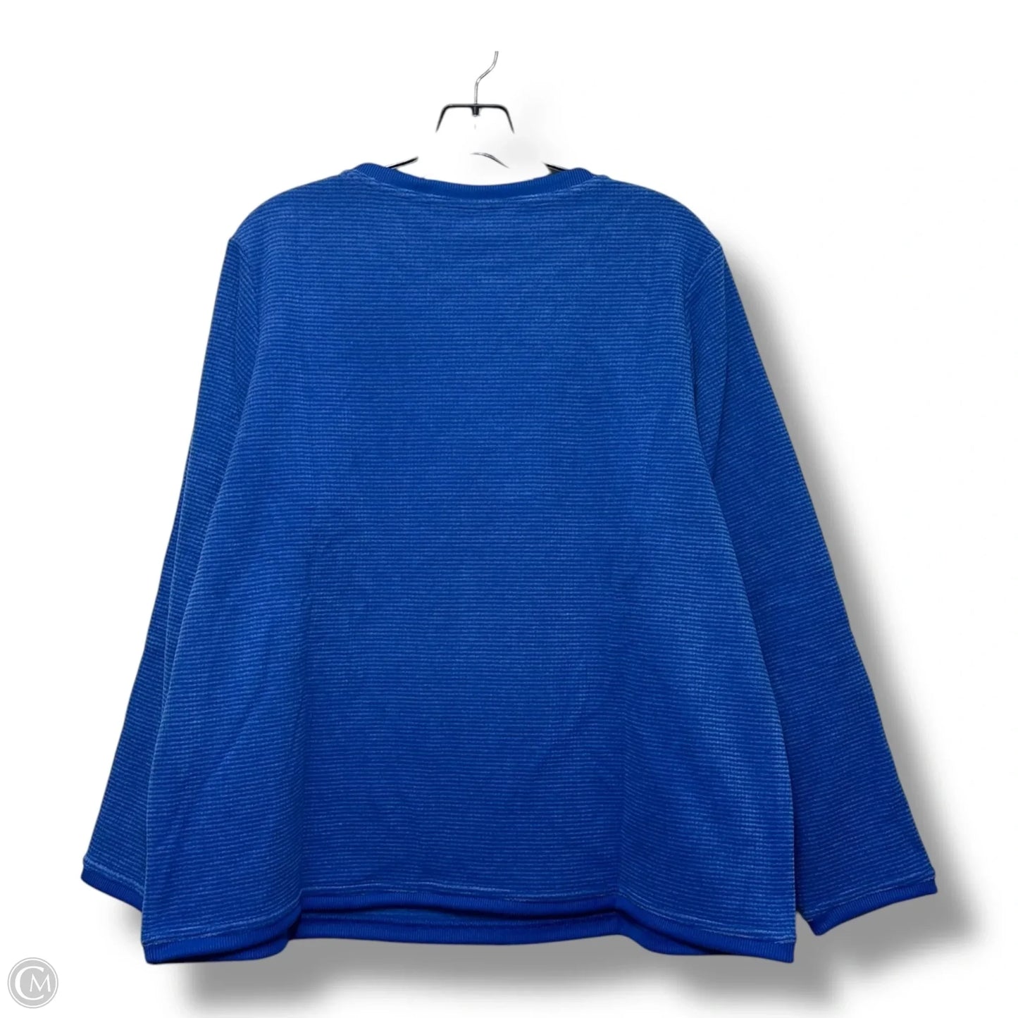 Top Long Sleeve By Denim And Company In Multi-colored, Size: 1x