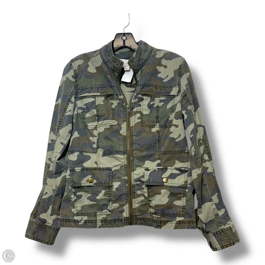 Jacket Denim By Caslon In Camouflage Print, Size: S