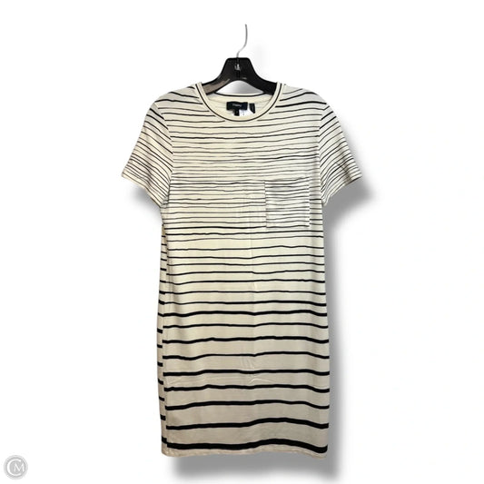 Dress Casual Midi By Theory In Striped Pattern, Size: Xs