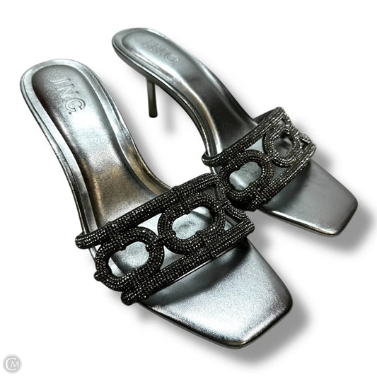 Shoes Heels Kitten By Inc In Silver, Size: 7.5