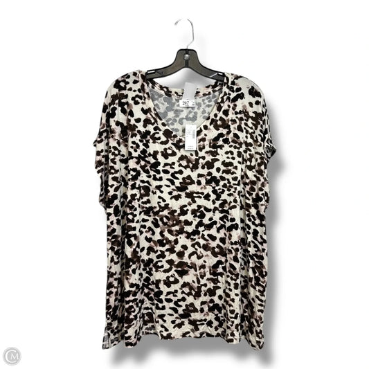 Top Sleeveless By Maurices In Animal Print, Size: 2x