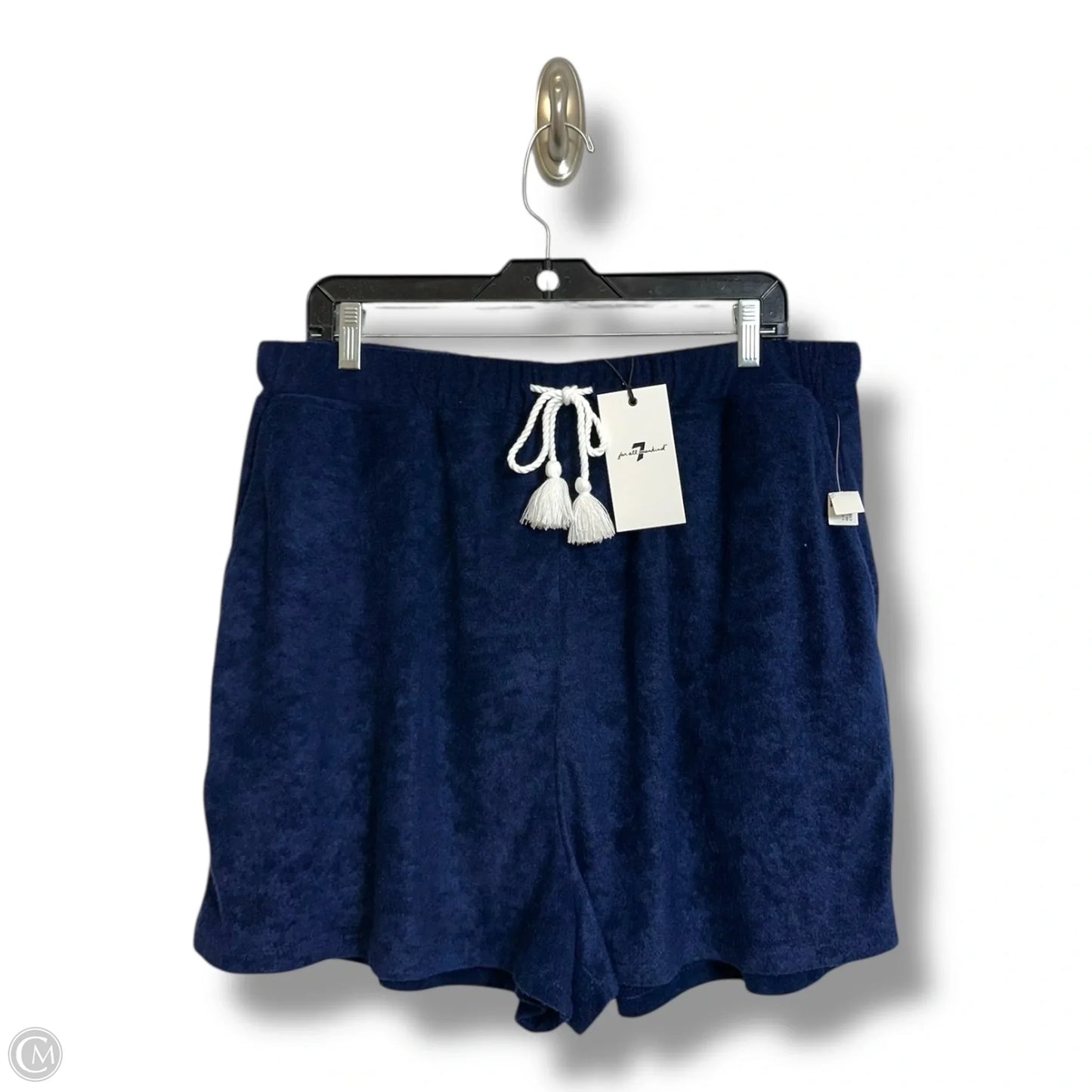 Shorts & top Set By 7 For All Mankind In Black & White, Size: Xl