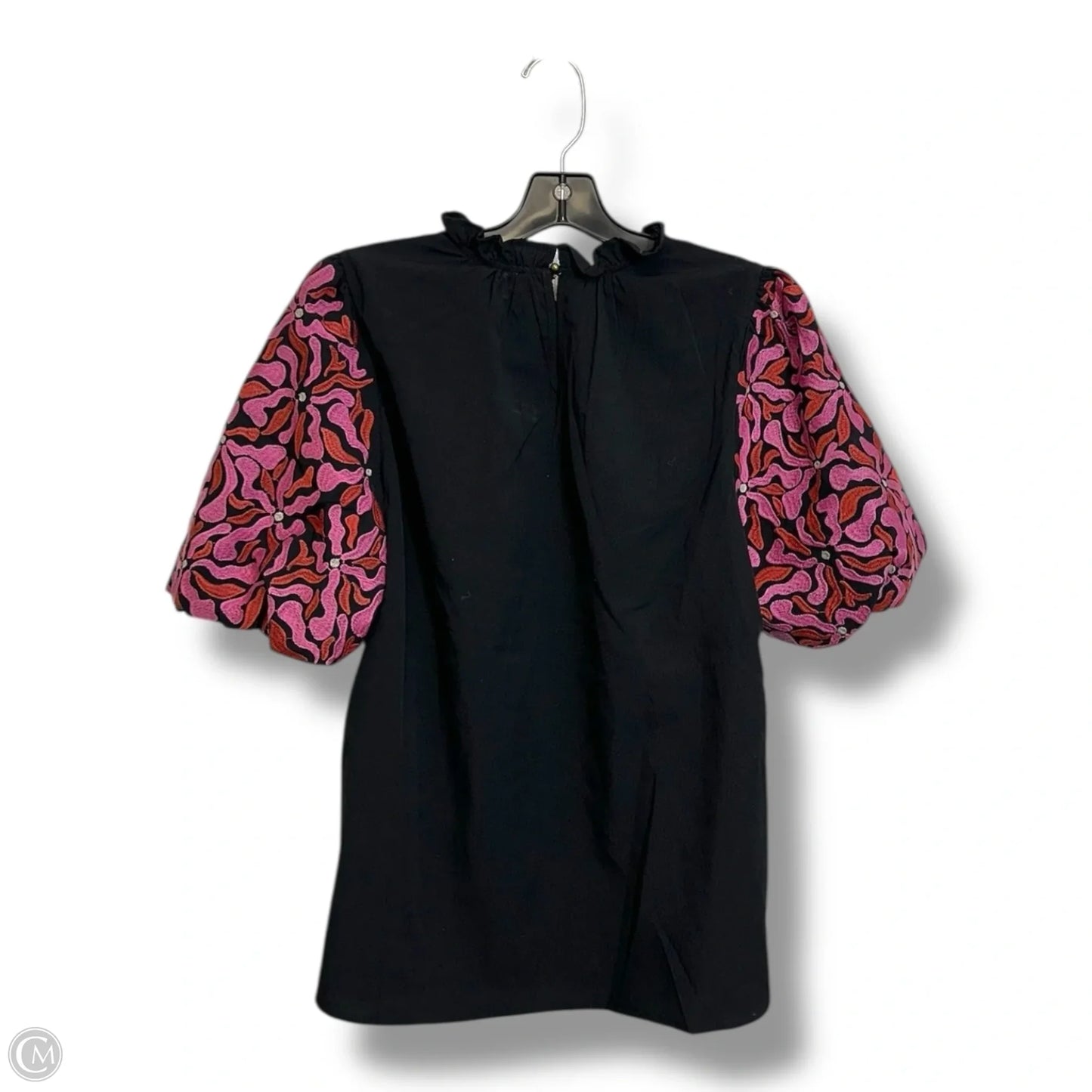 Top Short Sleeve By Entro In Black, Size: L