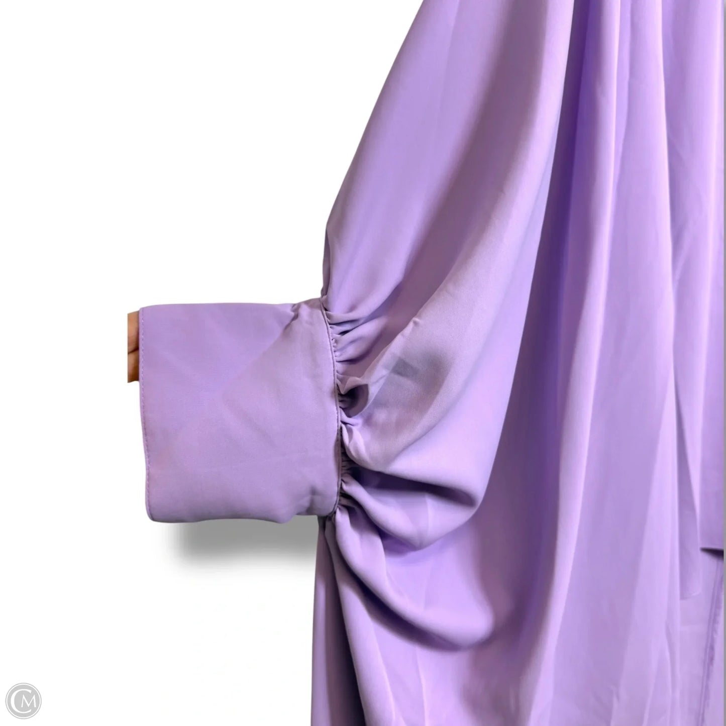 Tunic 3/4 Sleeve By Clothes Mentor In Purple, Size: L