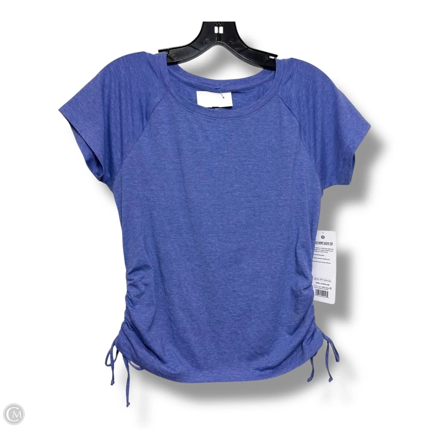 Athletic Top Short Sleeve By Layer 8 In Multi-colored, Size: S