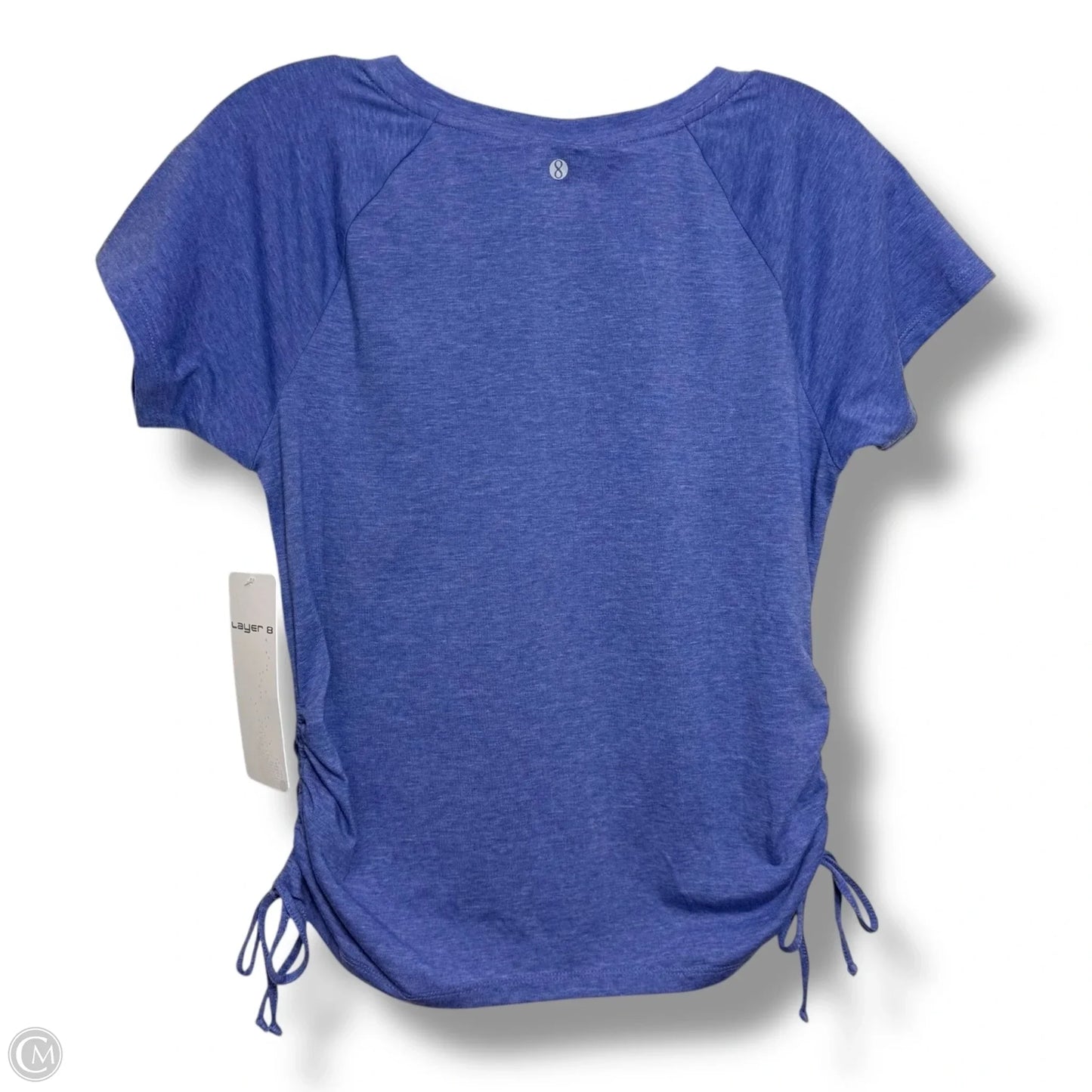 Athletic Top Short Sleeve By Layer 8 In Multi-colored, Size: S