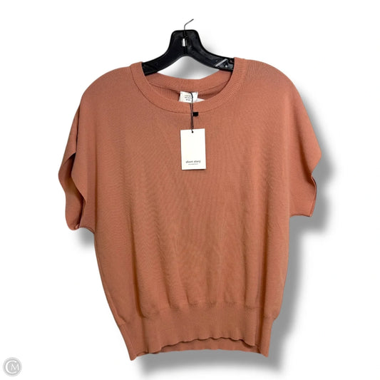 Top Short Sleeve By Common Threads In Peach, Size: S