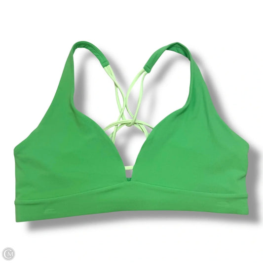 Athletic Bra By Athleta In Green, Size: L