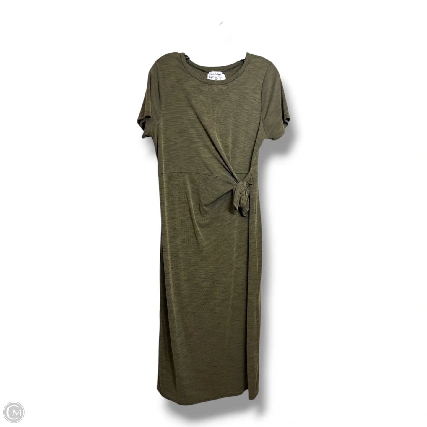 Dress Casual Midi By Nicole Miller In Green, Size: M