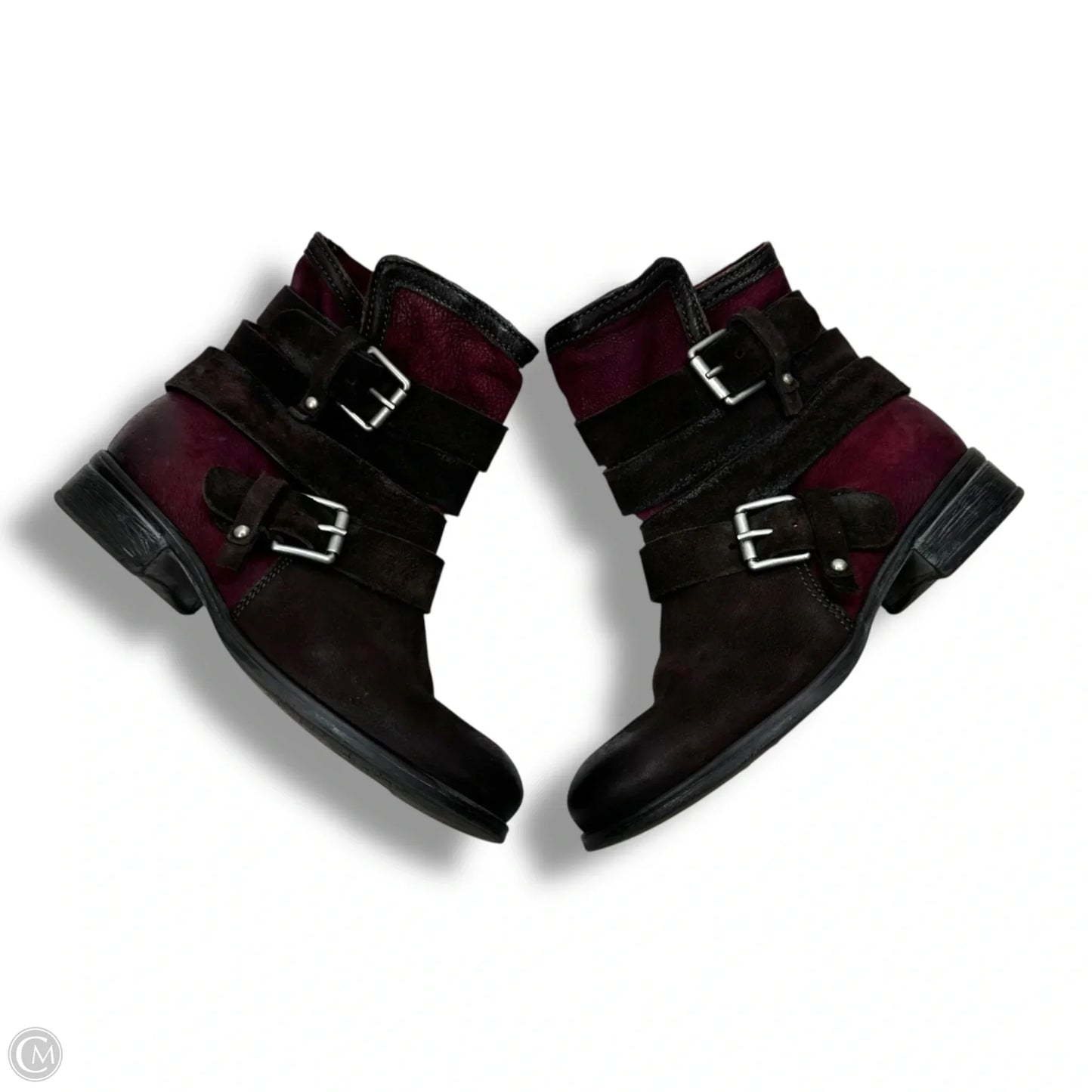 Boots Ankle Flats By Miz Mooz In Brown, Size: 7