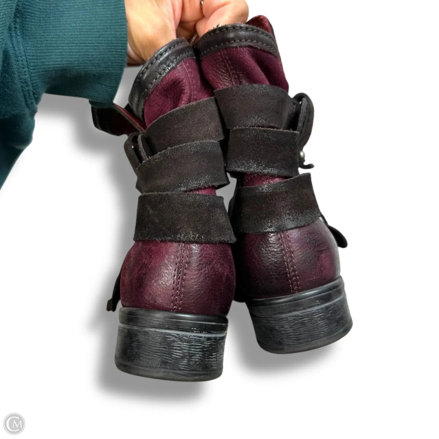 Boots Ankle Flats By Miz Mooz In Brown, Size: 7