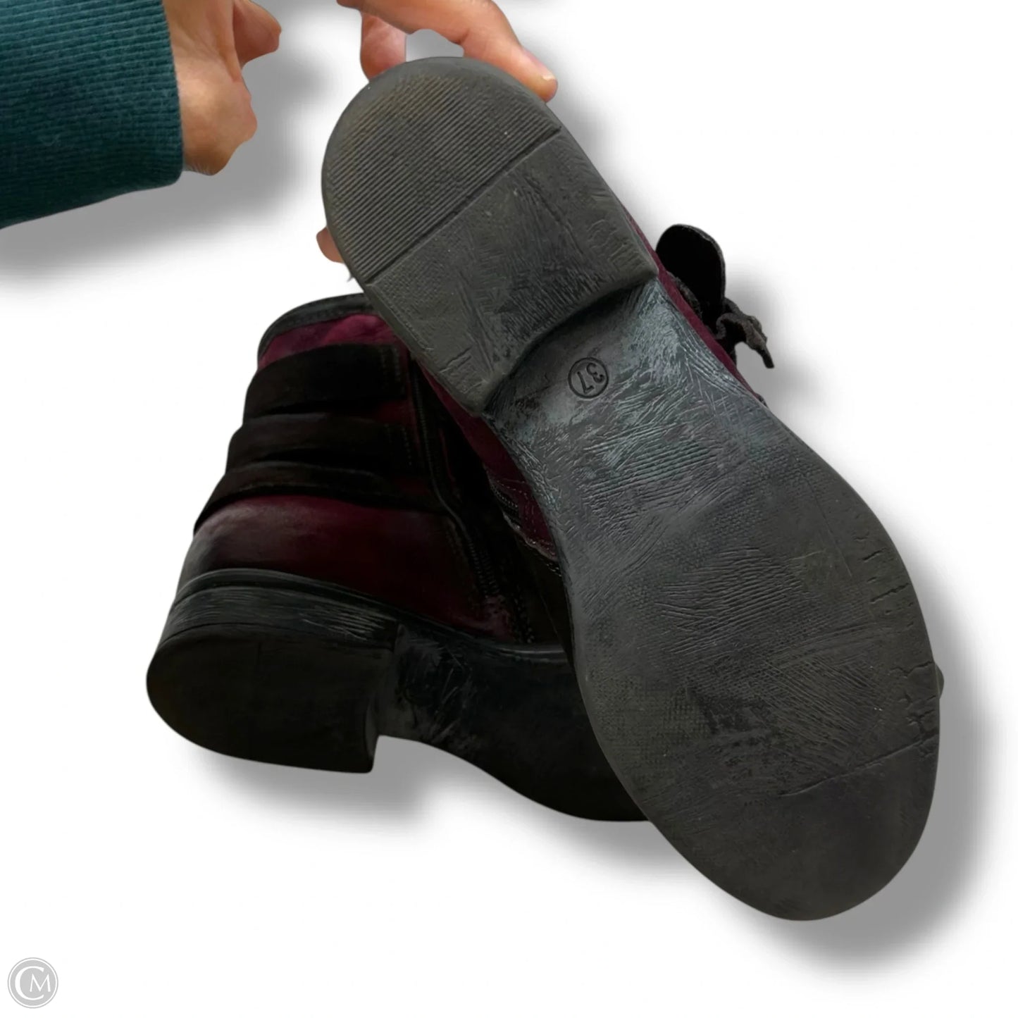 Boots Ankle Flats By Miz Mooz In Brown, Size: 7