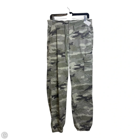 Pants Joggers By American Eagle In Camouflage Print, Size: 8