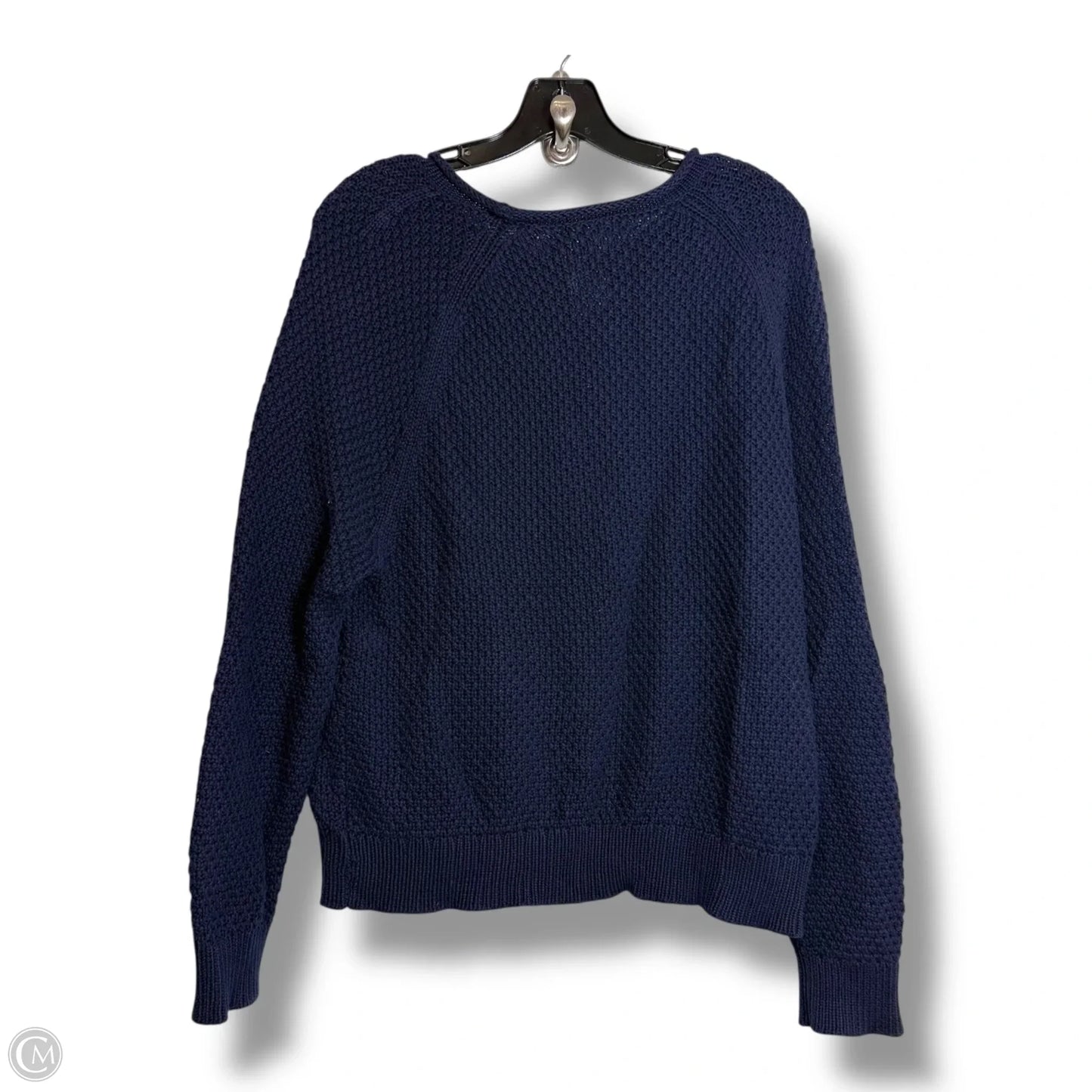 Sweater By Lauren By Ralph Lauren In Navy, Size: L