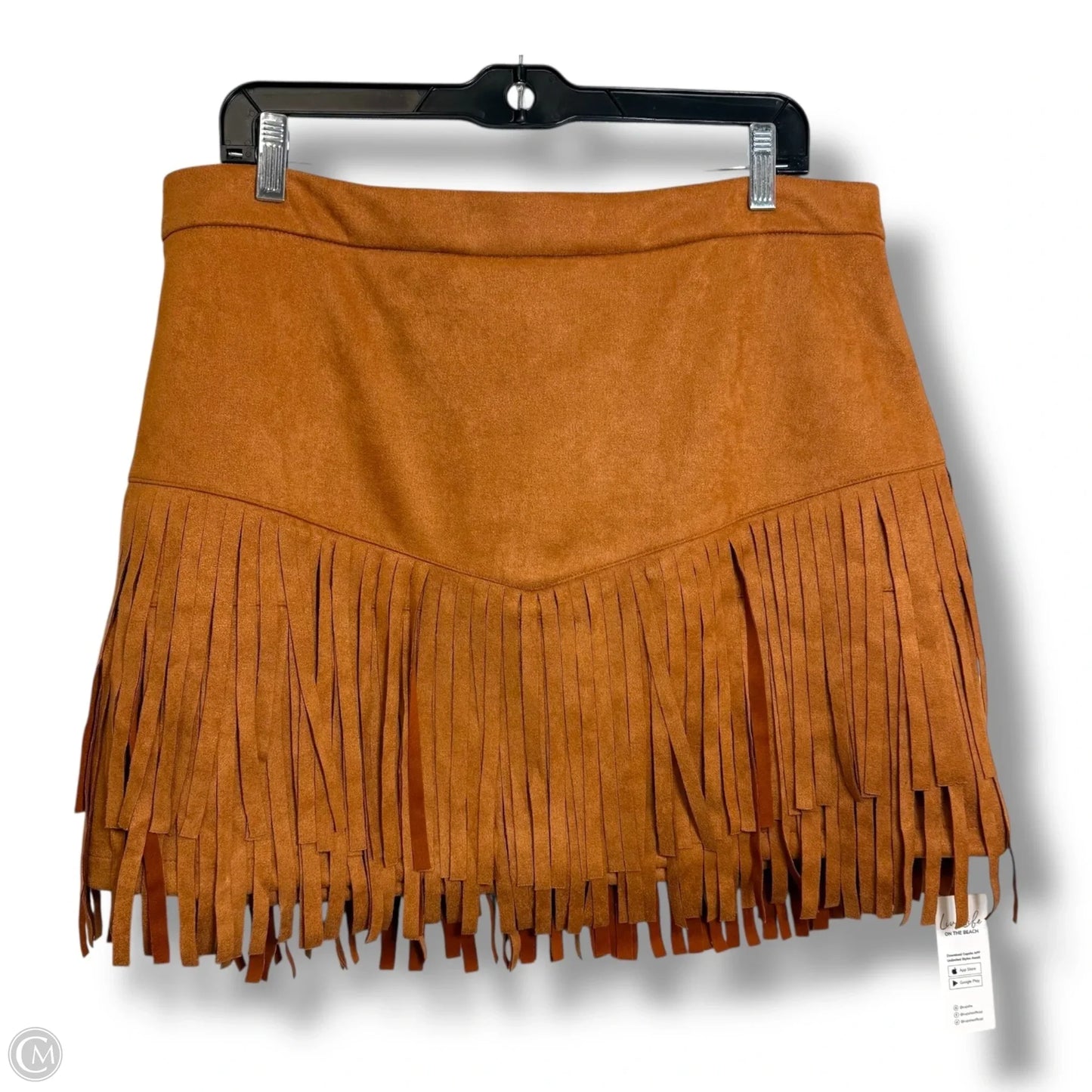 Skirt Mini & Short By Cupshe In Brown, Size: Xl