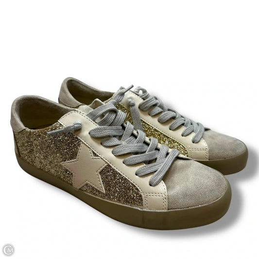 Shoes Sneakers By Shu Shop In Gold, Size: 8.5