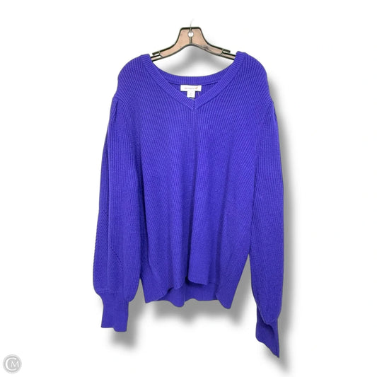 Sweater By Liz Claiborne In Multi-colored, Size: Xl