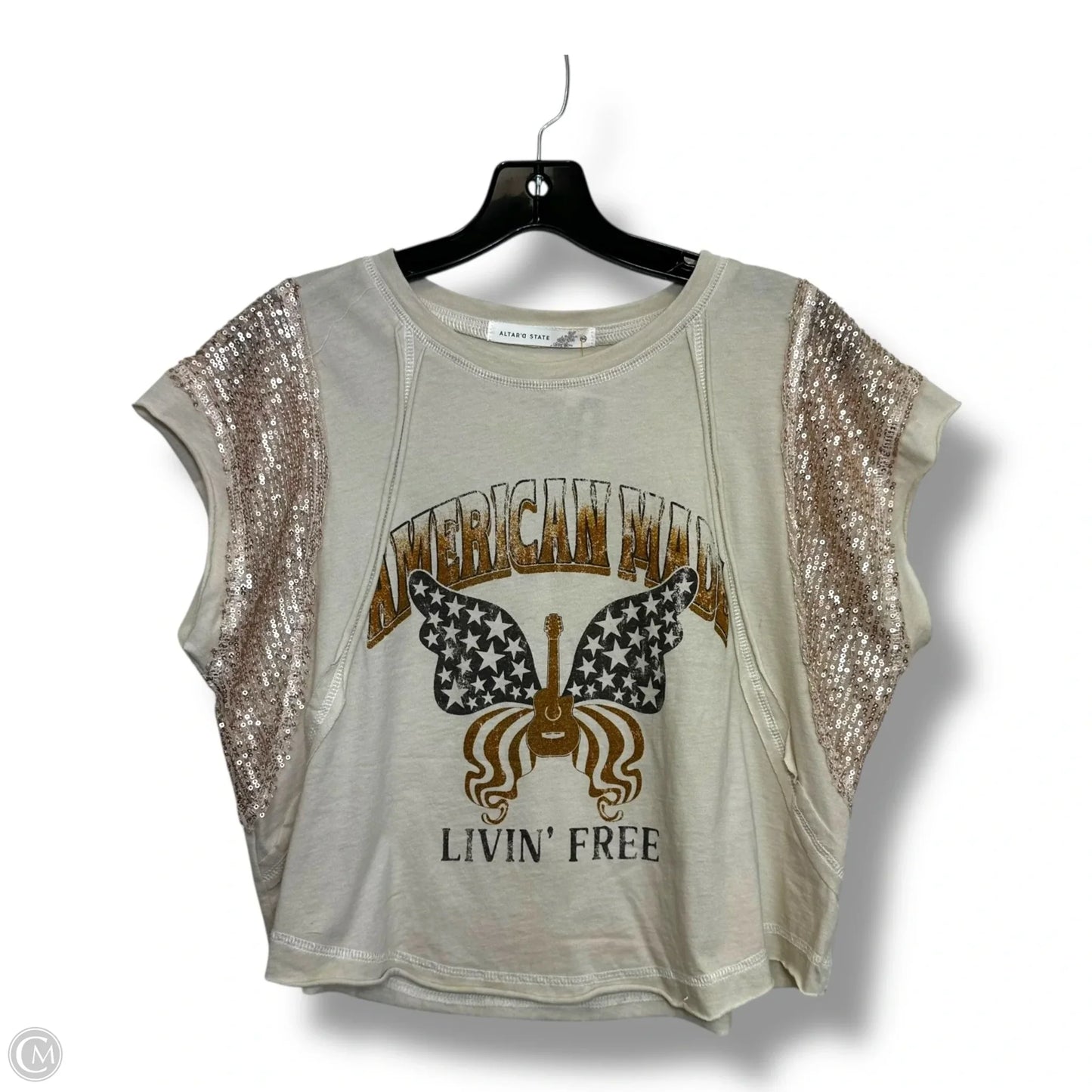 Top Sleeveless By Altard State In Cream, Size: Xs