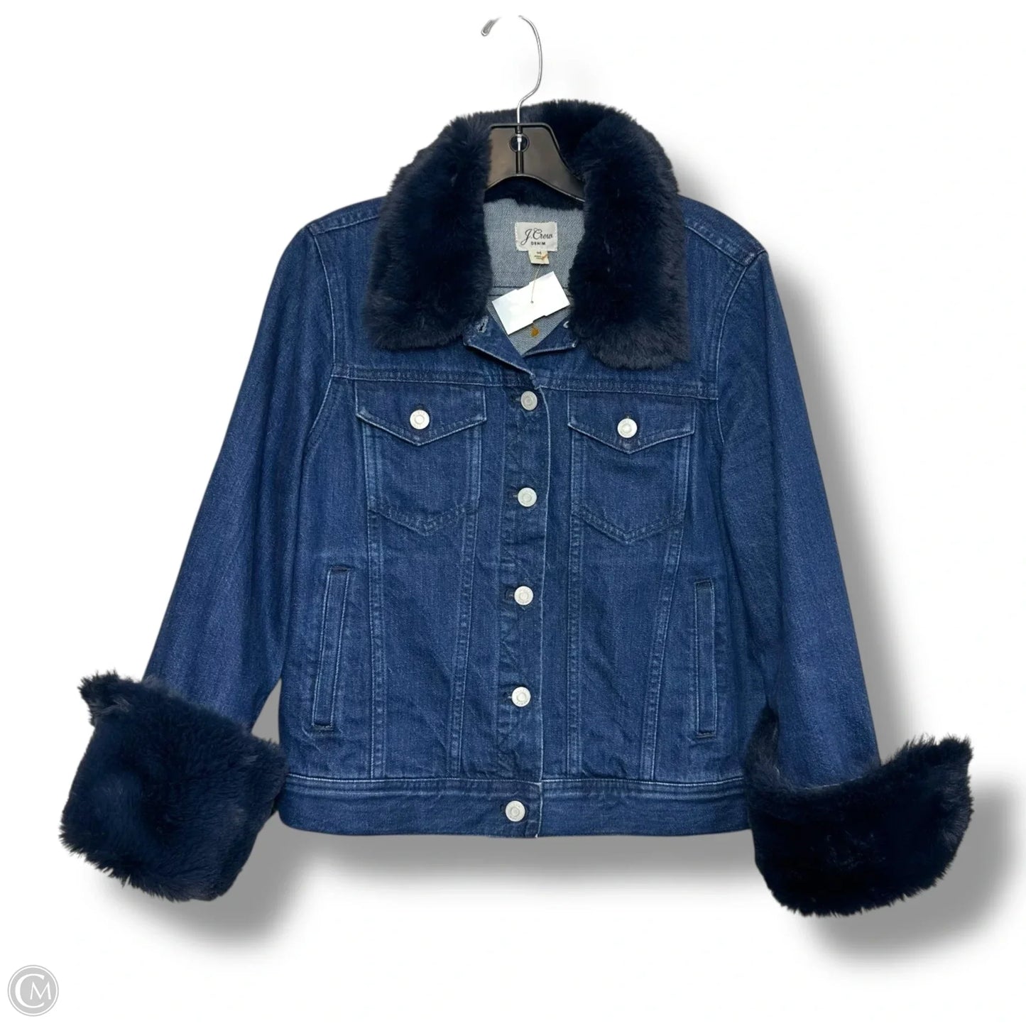 Jacket Denim By J. Crew In Blue Denim, Size: M