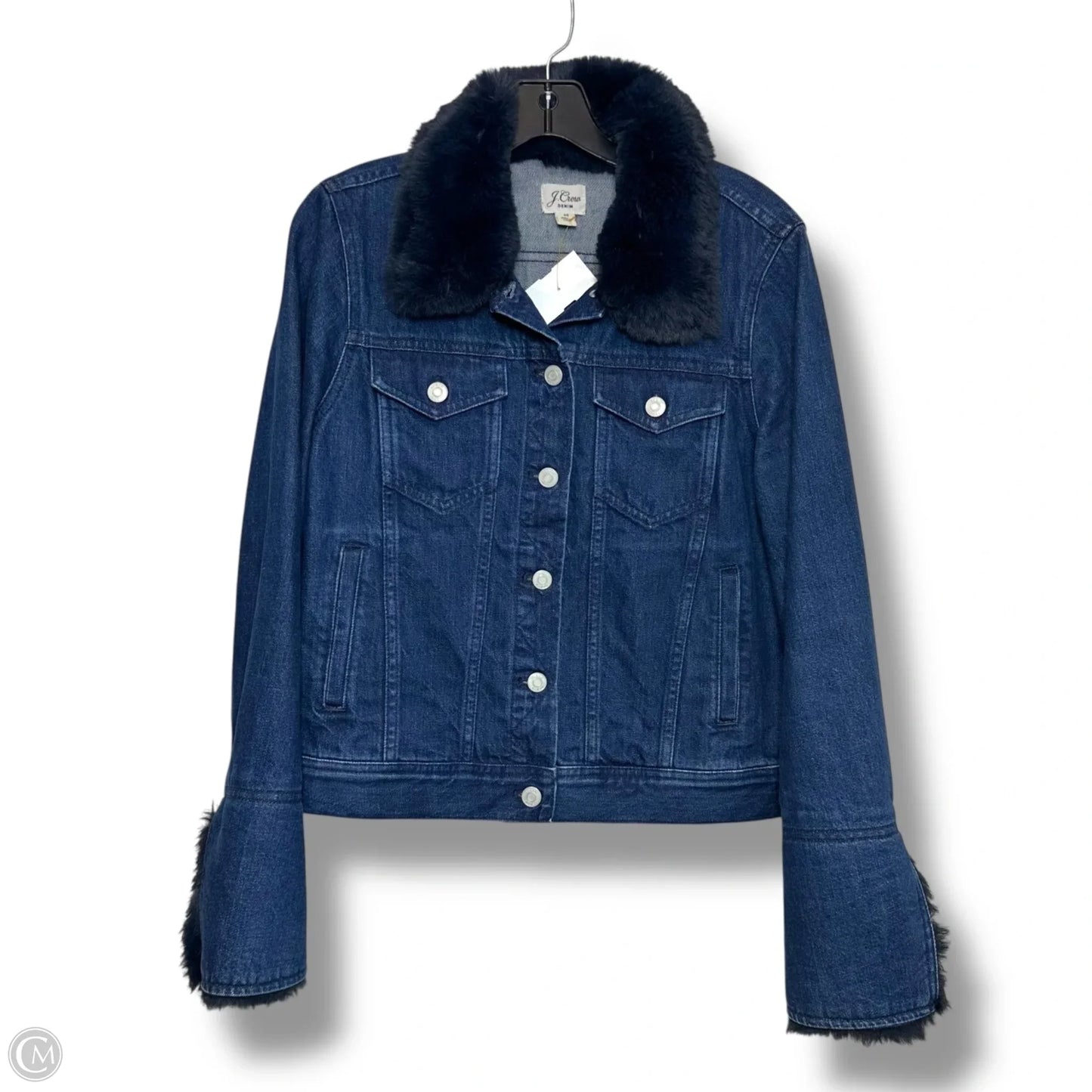 Jacket Denim By J. Crew In Blue Denim, Size: M