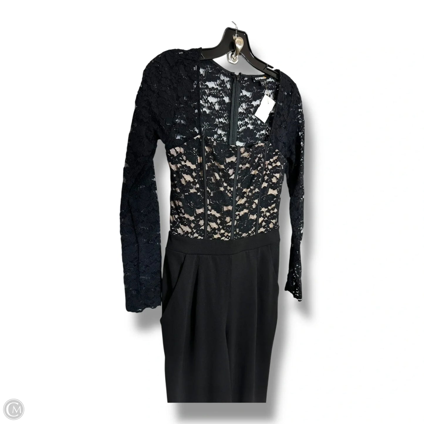 Jumpsuit By Express In Black, Size: 6