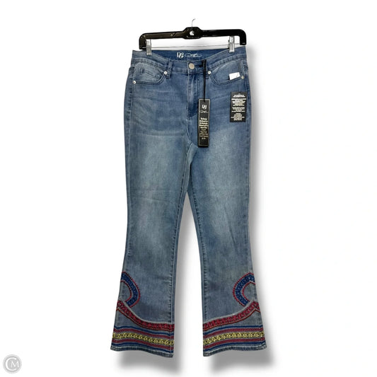 Jeans Flared By Dg2 In Blue Denim, Size: 8