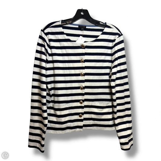 Cardigan By Talbots In Striped Pattern, Size: S