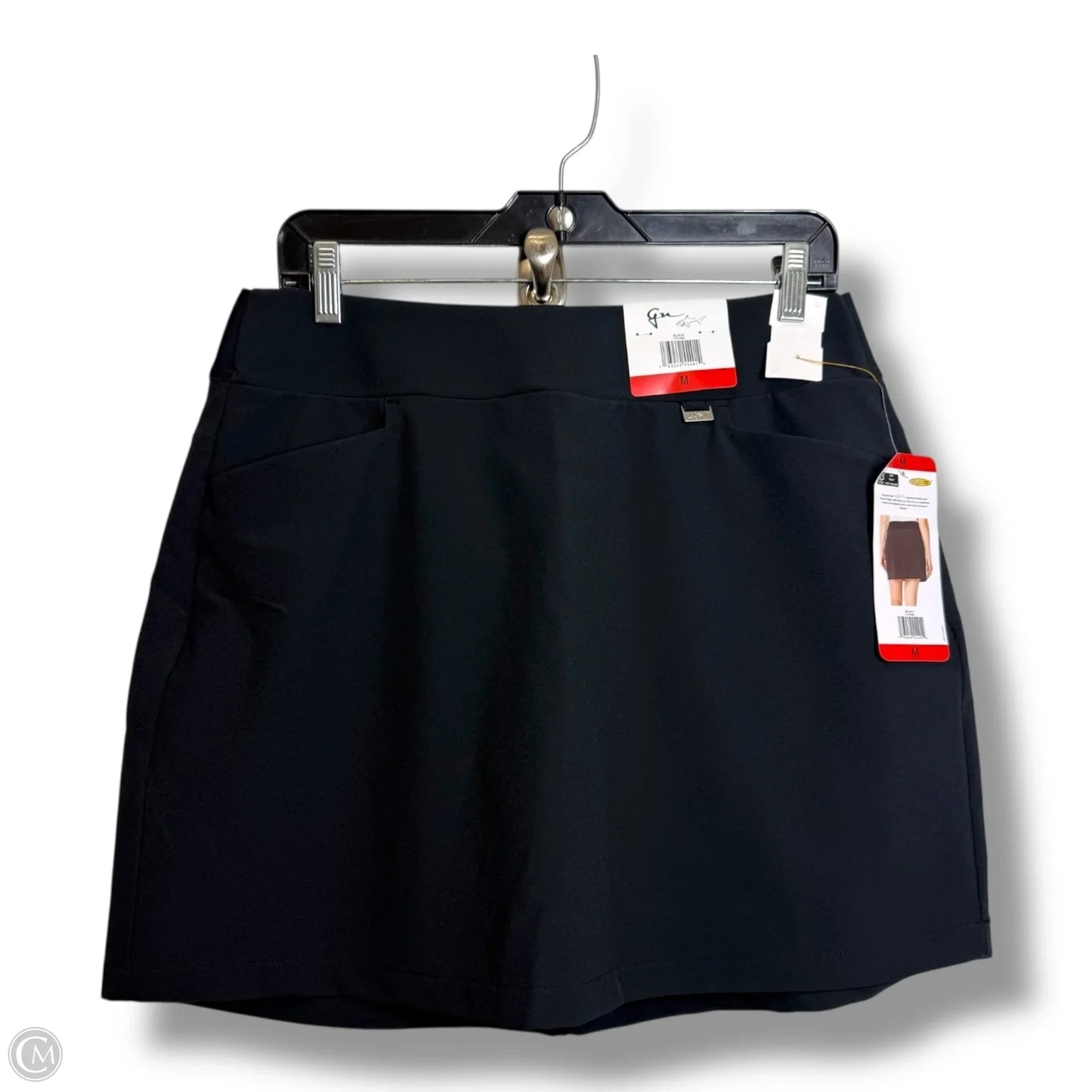 Athletic Skort By Greg Norman In Black, Size: M