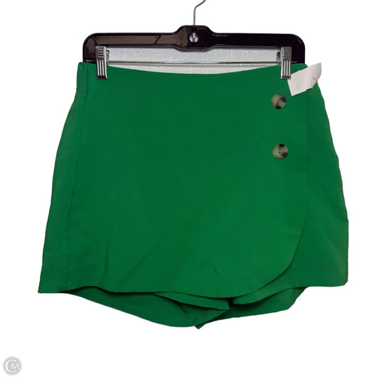 Skort By Love Tree In Green, Size: L