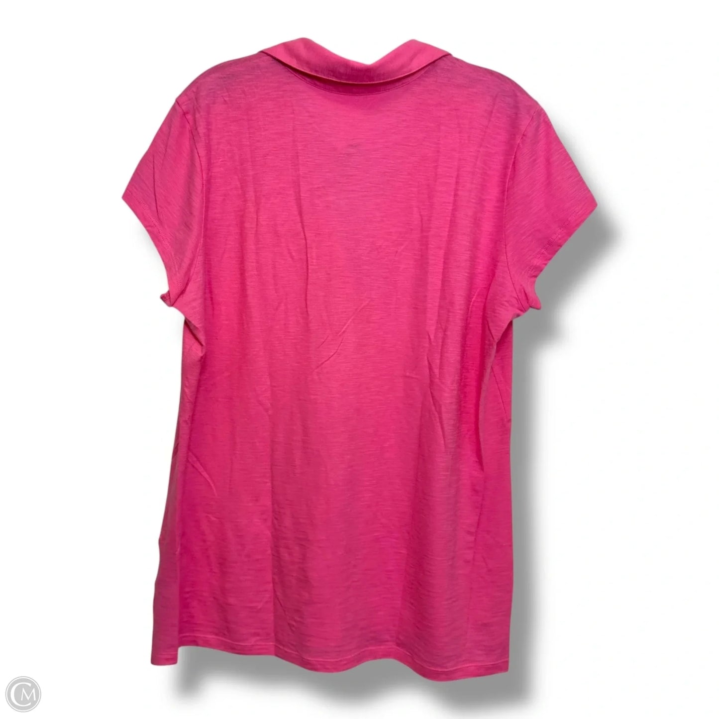 Top Short Sleeve Designer By Lilly Pulitzer In Pink, Size: Xl