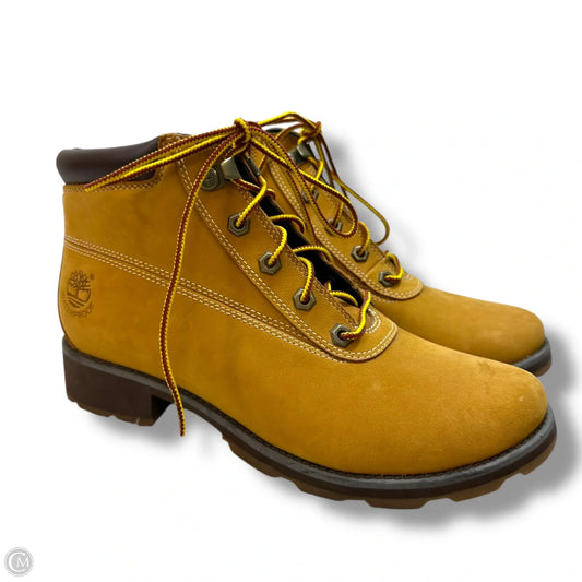 Boots Ankle Flats By Timberland In Tan, Size: 8