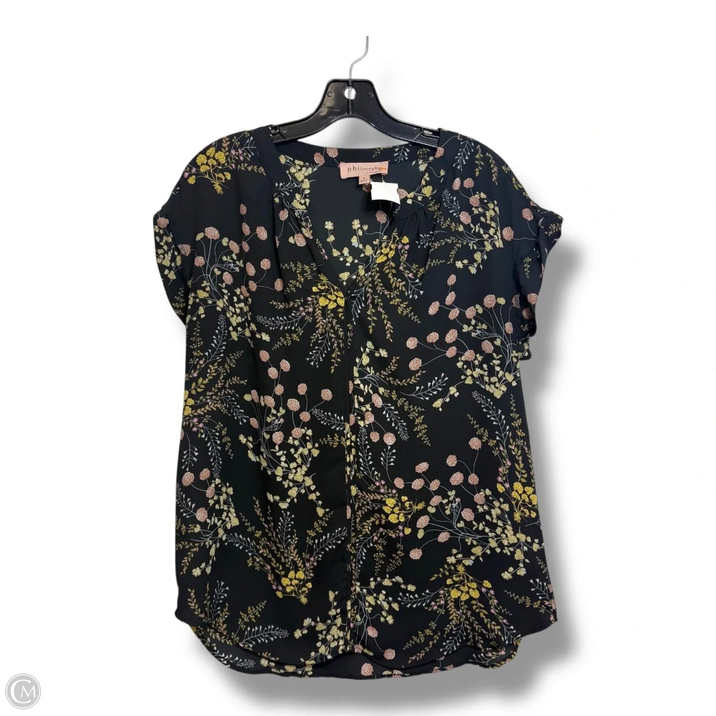 Top Sleeveless By Philosophy In Floral Print, Size: S
