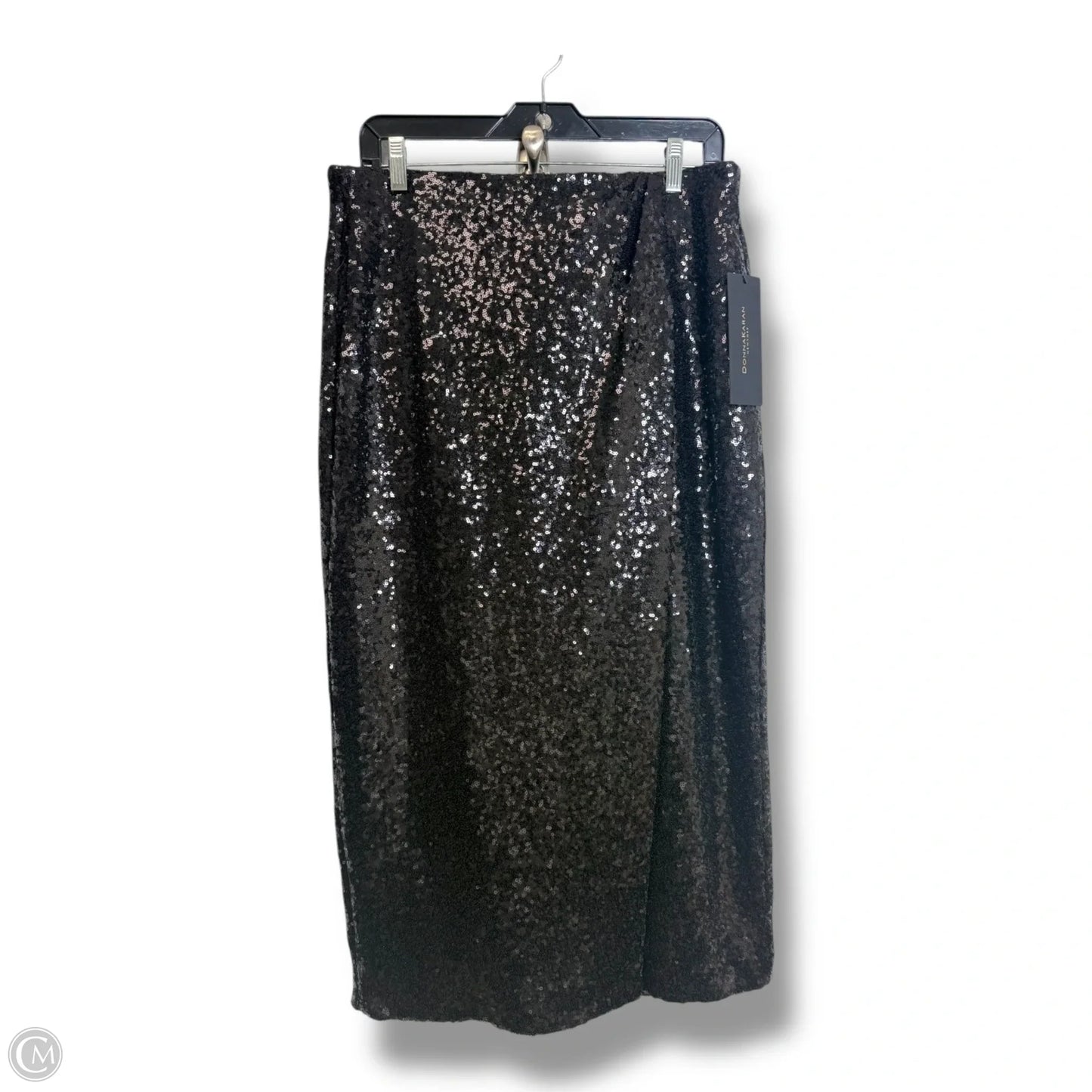 Skirt Midi By Donna Karan In Black, Size: 8
