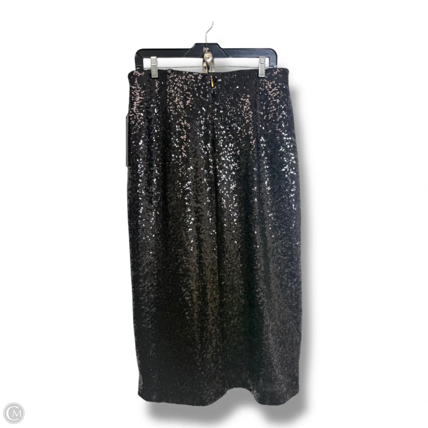 Skirt Midi By Donna Karan In Black, Size: 8