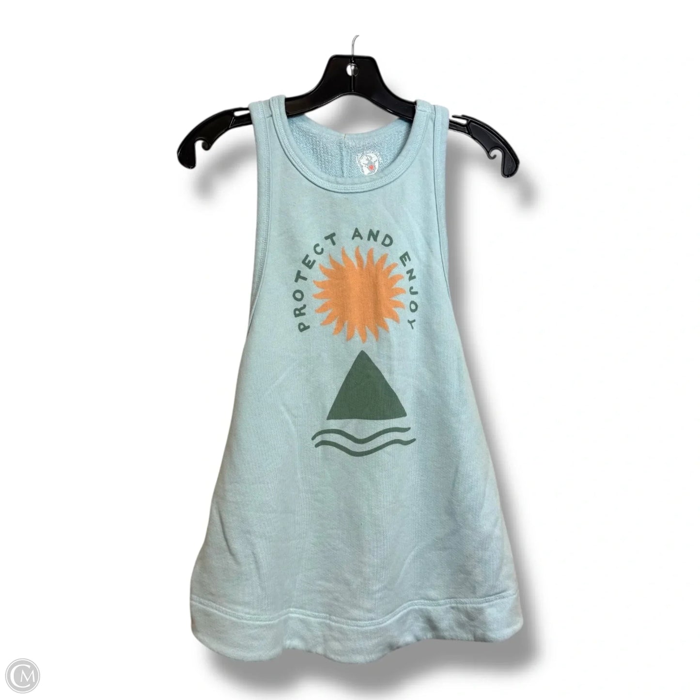 Top Sleeveless By Free People In Blue, Size: M