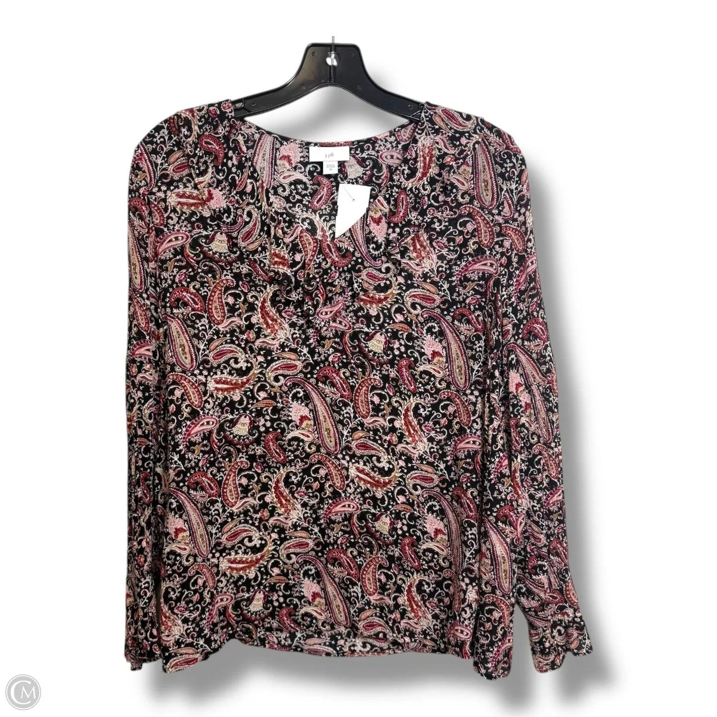Top Long Sleeve By J. Jill In Multi-colored, Size: Xs