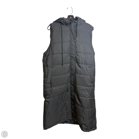 Vest Puffer & Quilted By Clothes Mentor In Grey, Size: 3x