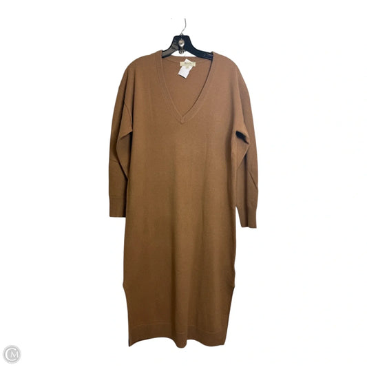 Dress Casual Midi By Madewell In Brown, Size: M