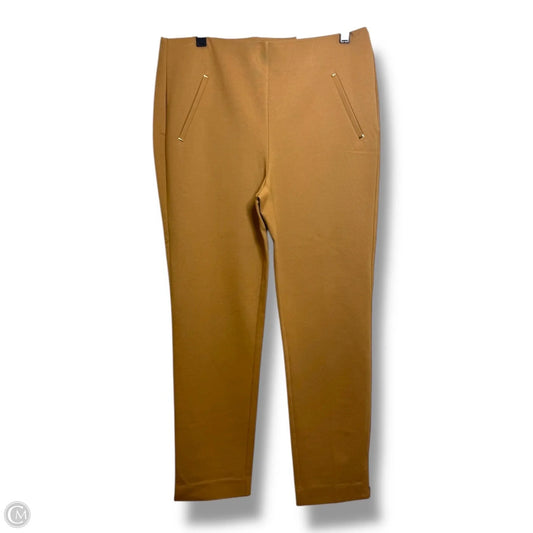 SO SLIMMING JULIET SLIM LEG Pants Leggings By Chicos In Tan, Size: S