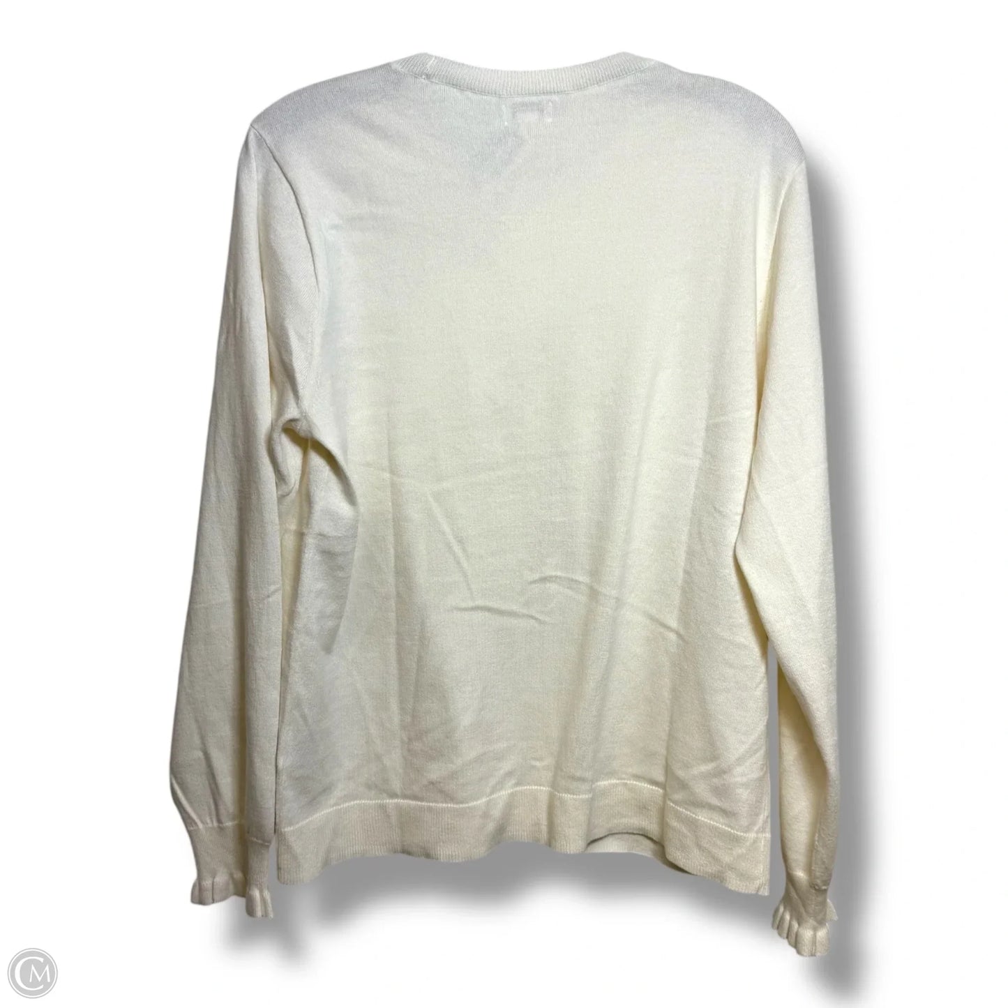 Sweater By J. Crew In Cream, Size: L